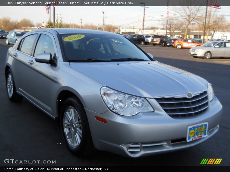 Bright Silver Metallic / Dark Slate Gray 2009 Chrysler Sebring Touring Sedan