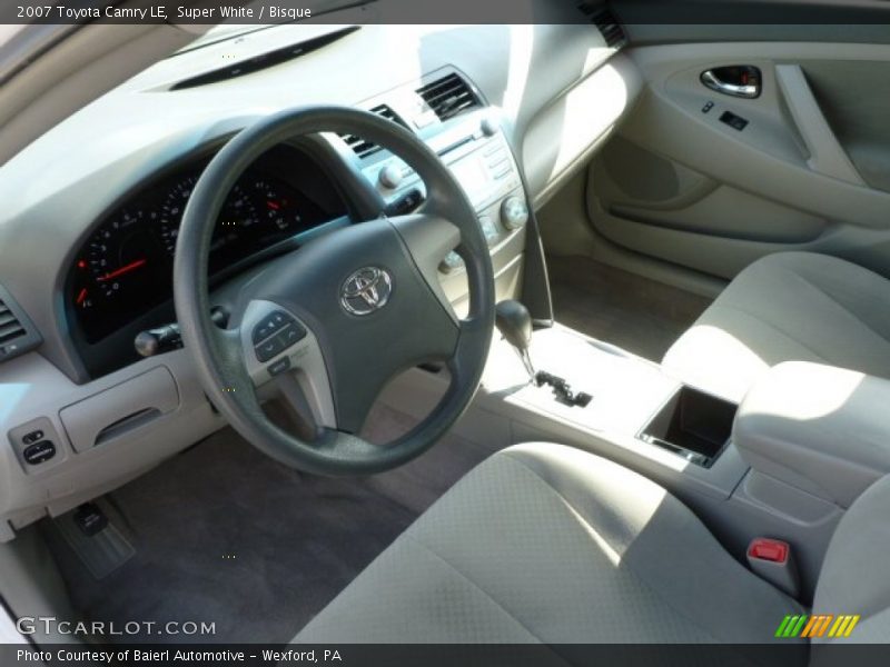 Super White / Bisque 2007 Toyota Camry LE
