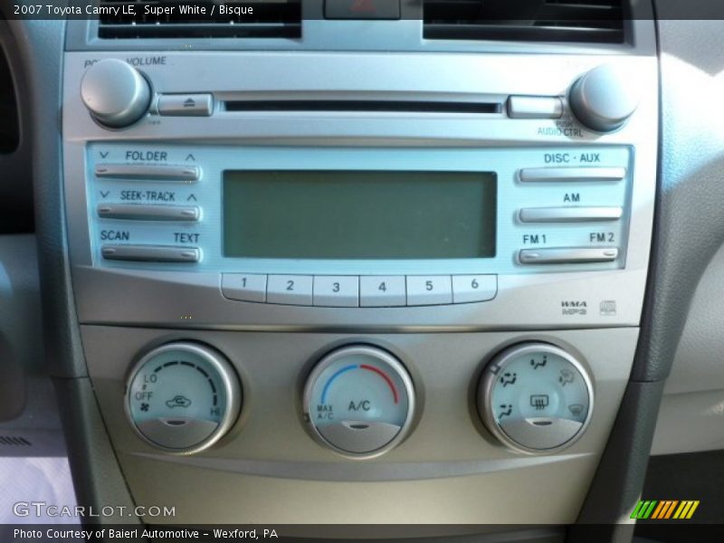 Super White / Bisque 2007 Toyota Camry LE