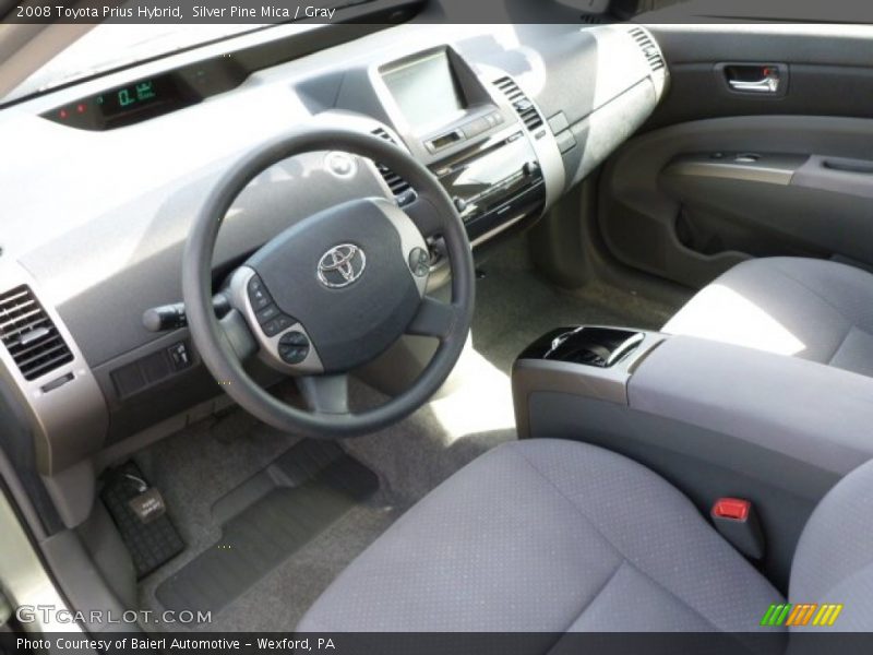 Silver Pine Mica / Gray 2008 Toyota Prius Hybrid