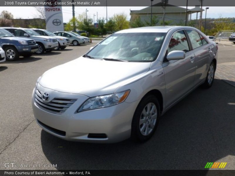 Classic Silver Metallic / Ash 2008 Toyota Camry Hybrid