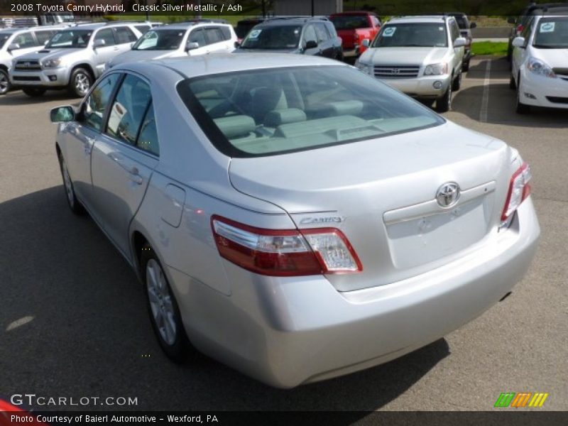 Classic Silver Metallic / Ash 2008 Toyota Camry Hybrid