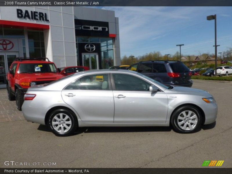 Classic Silver Metallic / Ash 2008 Toyota Camry Hybrid