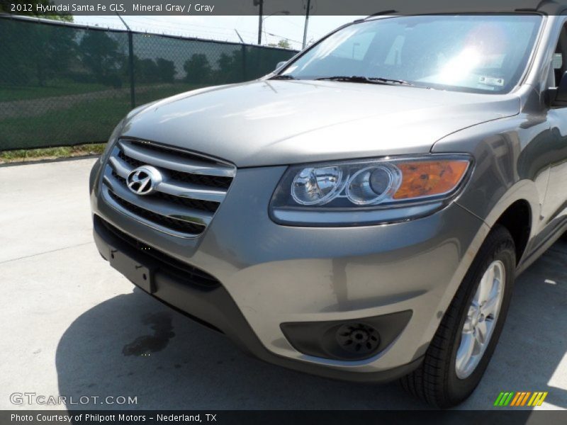 Mineral Gray / Gray 2012 Hyundai Santa Fe GLS