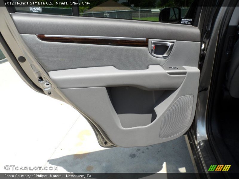 Mineral Gray / Gray 2012 Hyundai Santa Fe GLS