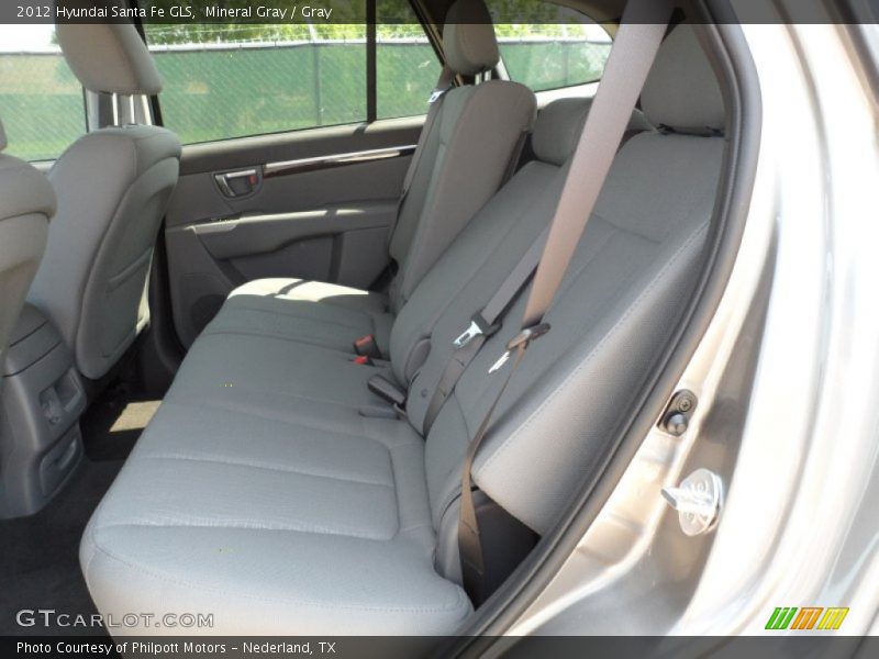 Mineral Gray / Gray 2012 Hyundai Santa Fe GLS