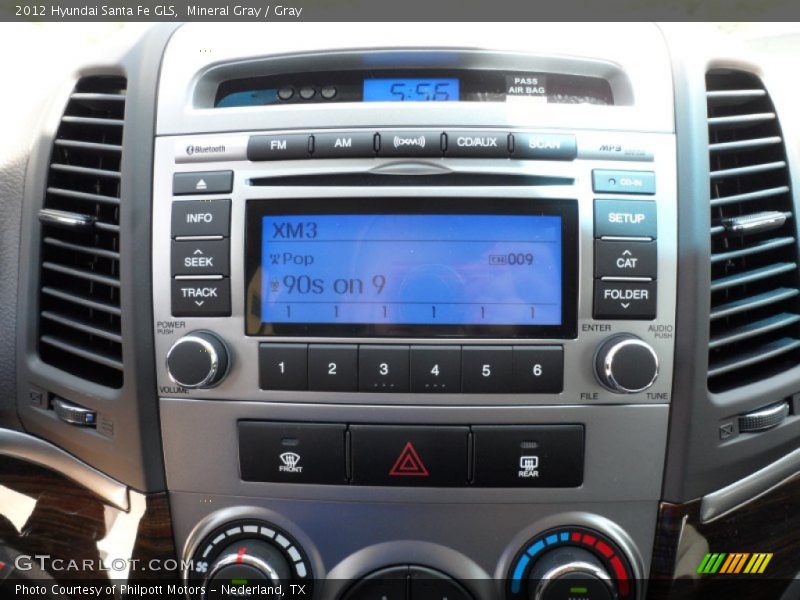 Mineral Gray / Gray 2012 Hyundai Santa Fe GLS