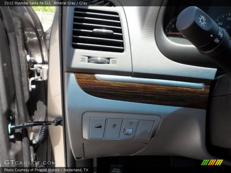 Mineral Gray / Gray 2012 Hyundai Santa Fe GLS