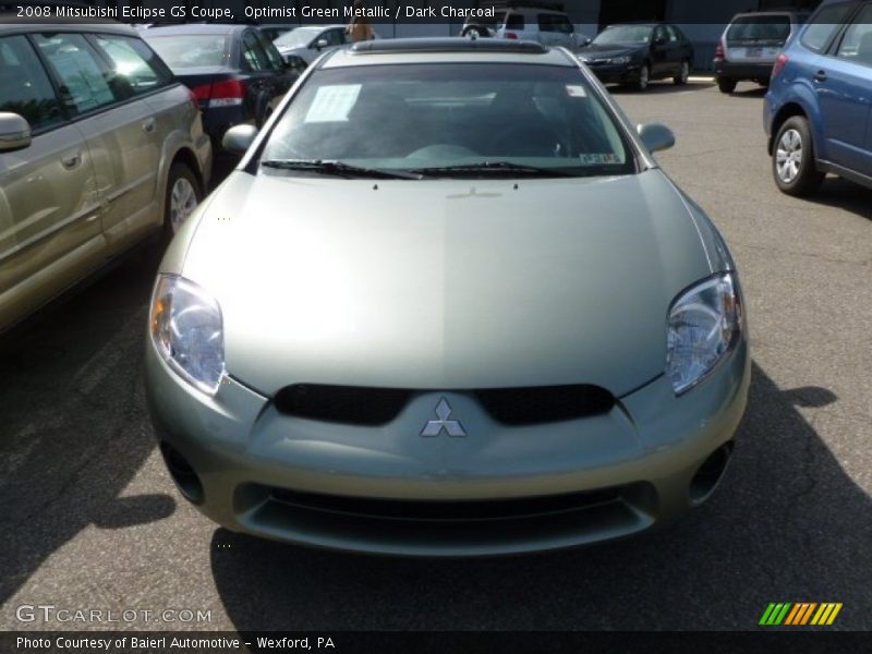 Optimist Green Metallic / Dark Charcoal 2008 Mitsubishi Eclipse GS Coupe