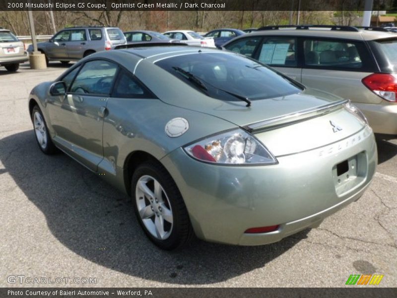 Optimist Green Metallic / Dark Charcoal 2008 Mitsubishi Eclipse GS Coupe