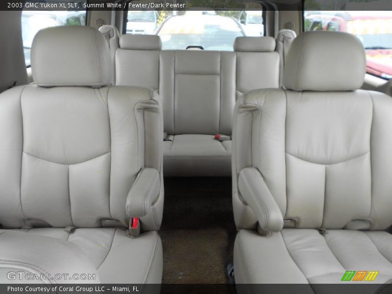 Summit White / Pewter/Dark Pewter 2003 GMC Yukon XL SLT