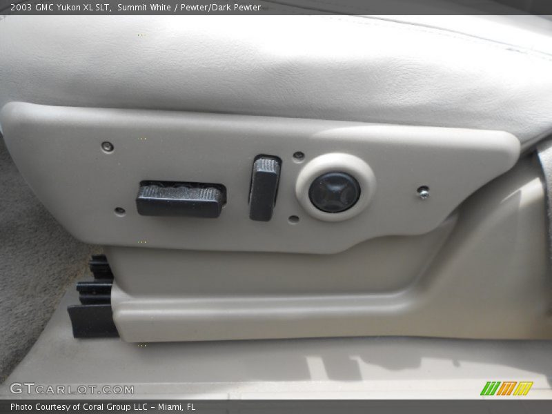 Summit White / Pewter/Dark Pewter 2003 GMC Yukon XL SLT