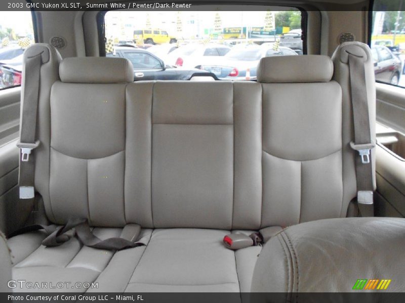 Summit White / Pewter/Dark Pewter 2003 GMC Yukon XL SLT