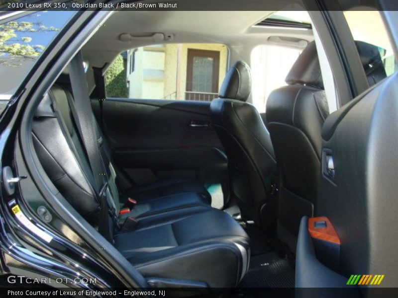 Obsidian Black / Black/Brown Walnut 2010 Lexus RX 350