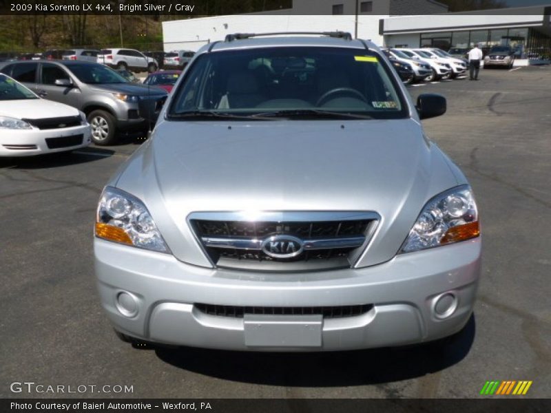 Bright Silver / Gray 2009 Kia Sorento LX 4x4