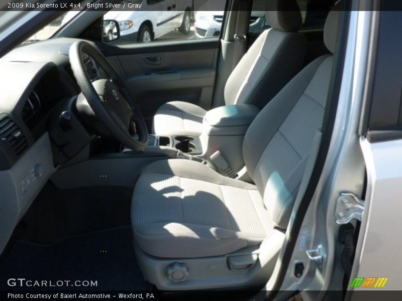 Bright Silver / Gray 2009 Kia Sorento LX 4x4
