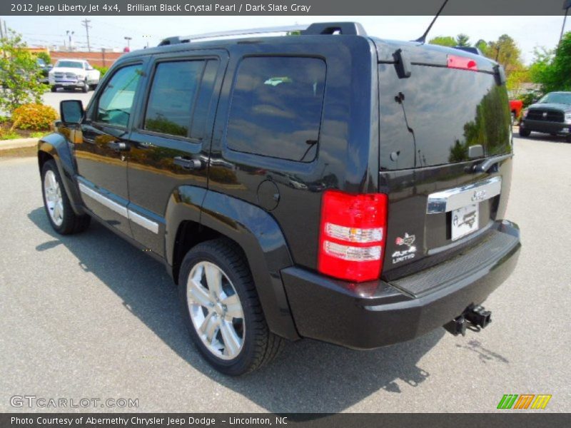 Brilliant Black Crystal Pearl / Dark Slate Gray 2012 Jeep Liberty Jet 4x4