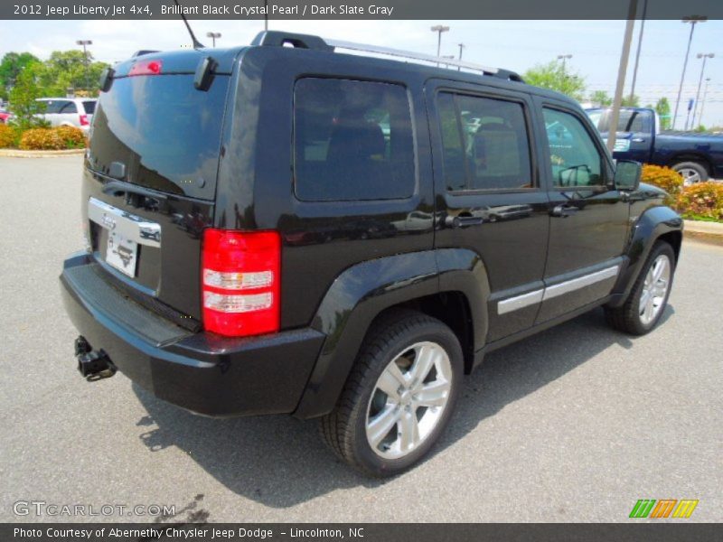 Brilliant Black Crystal Pearl / Dark Slate Gray 2012 Jeep Liberty Jet 4x4
