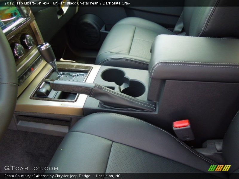 Brilliant Black Crystal Pearl / Dark Slate Gray 2012 Jeep Liberty Jet 4x4