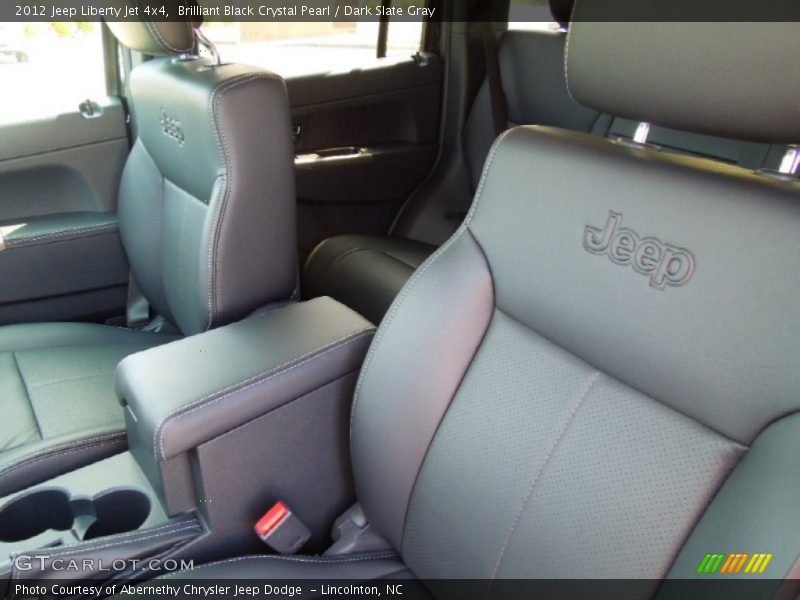 Brilliant Black Crystal Pearl / Dark Slate Gray 2012 Jeep Liberty Jet 4x4