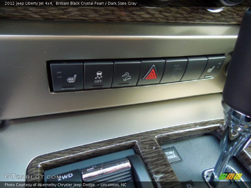 Brilliant Black Crystal Pearl / Dark Slate Gray 2012 Jeep Liberty Jet 4x4
