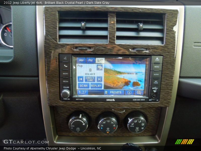 Brilliant Black Crystal Pearl / Dark Slate Gray 2012 Jeep Liberty Jet 4x4