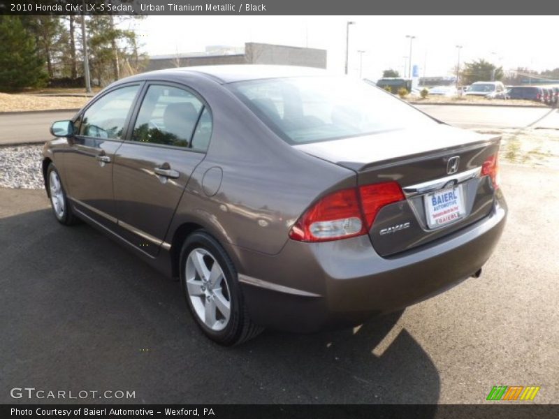 Urban Titanium Metallic / Black 2010 Honda Civic LX-S Sedan