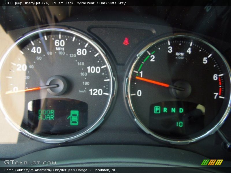 Brilliant Black Crystal Pearl / Dark Slate Gray 2012 Jeep Liberty Jet 4x4