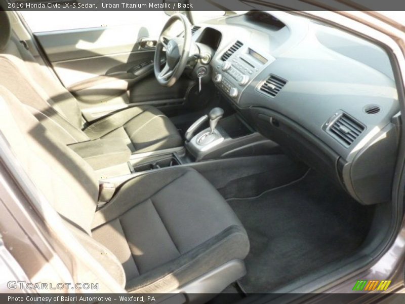 Urban Titanium Metallic / Black 2010 Honda Civic LX-S Sedan