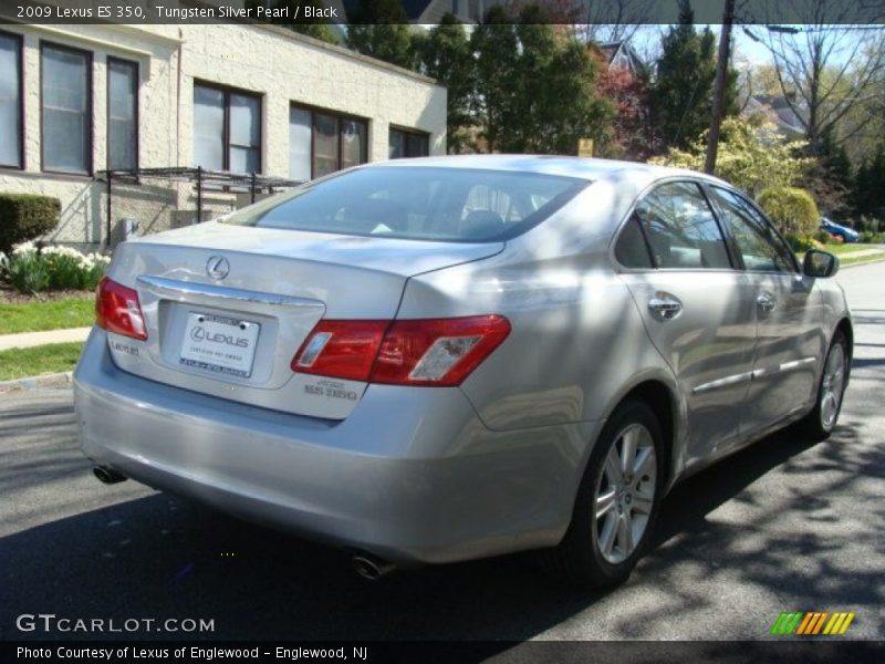 Tungsten Silver Pearl / Black 2009 Lexus ES 350