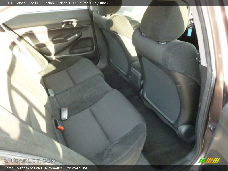 Urban Titanium Metallic / Black 2010 Honda Civic LX-S Sedan