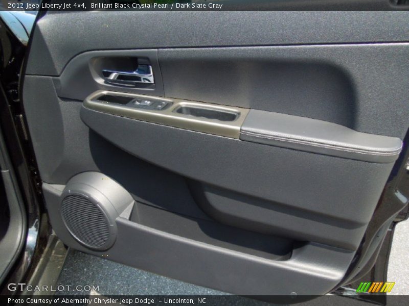 Brilliant Black Crystal Pearl / Dark Slate Gray 2012 Jeep Liberty Jet 4x4