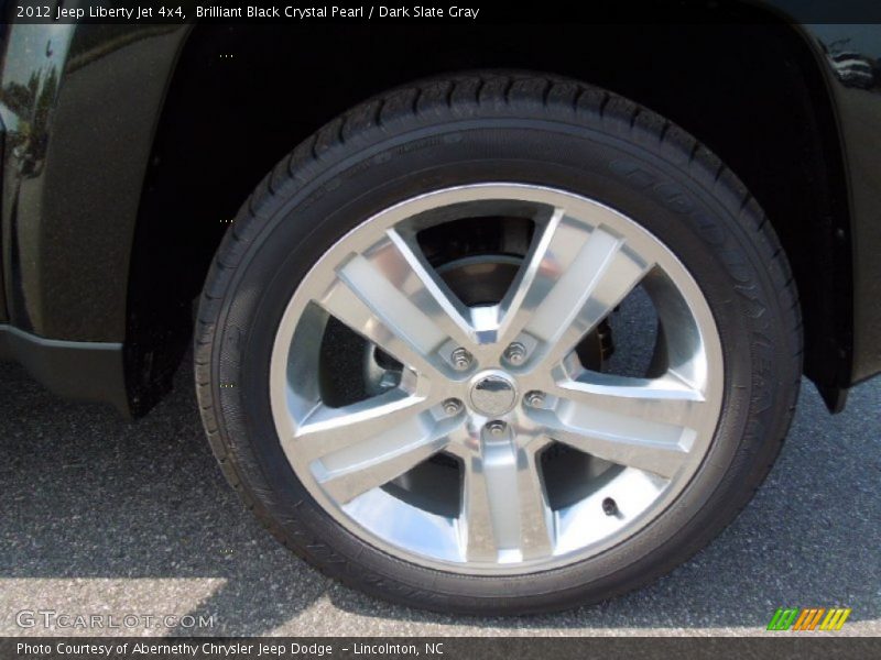 Brilliant Black Crystal Pearl / Dark Slate Gray 2012 Jeep Liberty Jet 4x4