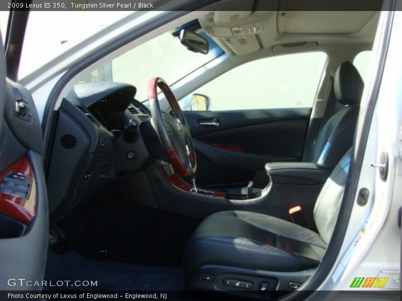 Tungsten Silver Pearl / Black 2009 Lexus ES 350