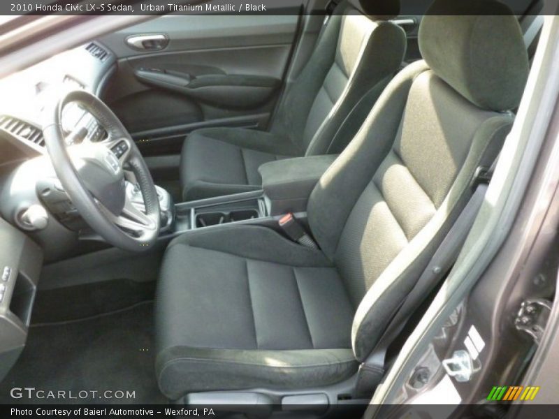 Urban Titanium Metallic / Black 2010 Honda Civic LX-S Sedan