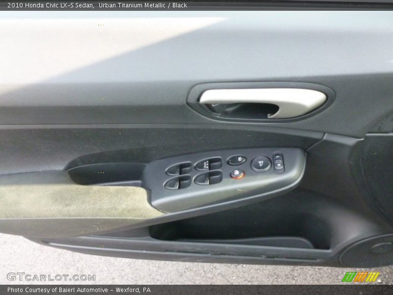Urban Titanium Metallic / Black 2010 Honda Civic LX-S Sedan