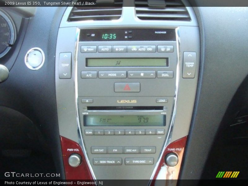 Tungsten Silver Pearl / Black 2009 Lexus ES 350