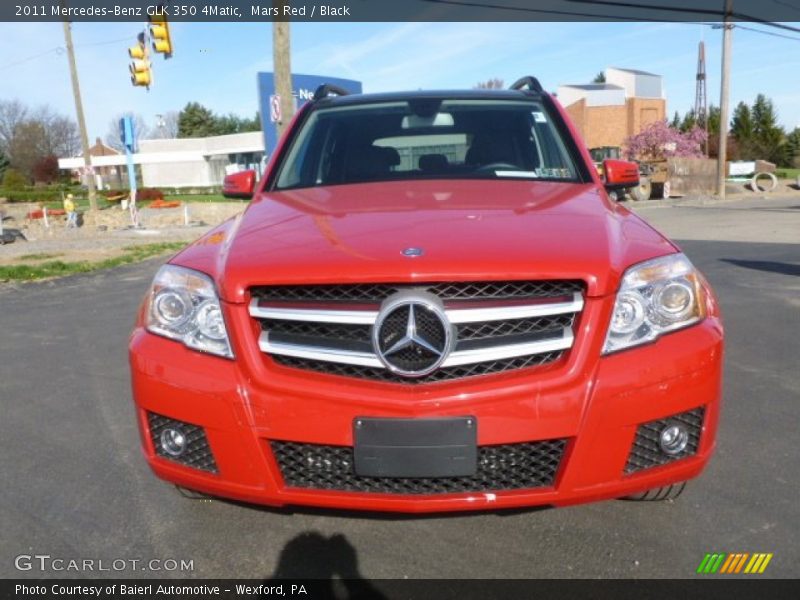 Mars Red / Black 2011 Mercedes-Benz GLK 350 4Matic