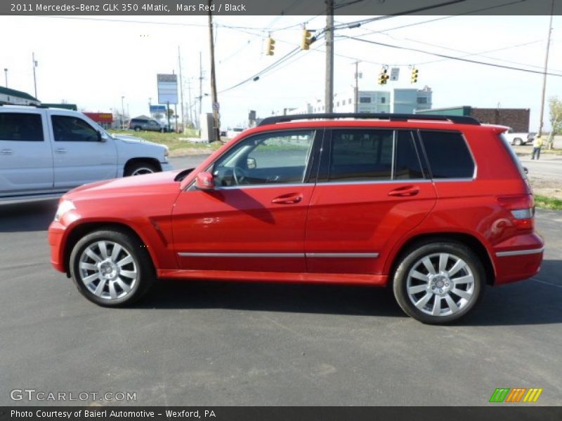 Mars Red / Black 2011 Mercedes-Benz GLK 350 4Matic