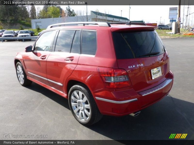 Mars Red / Black 2011 Mercedes-Benz GLK 350 4Matic