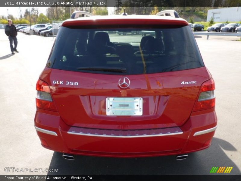 Mars Red / Black 2011 Mercedes-Benz GLK 350 4Matic