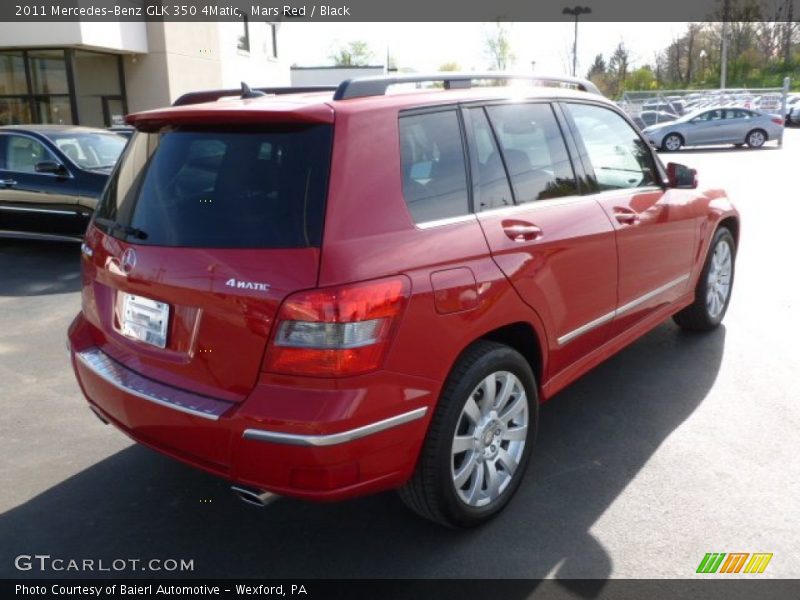 Mars Red / Black 2011 Mercedes-Benz GLK 350 4Matic