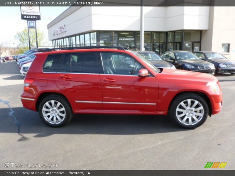 Mars Red / Black 2011 Mercedes-Benz GLK 350 4Matic