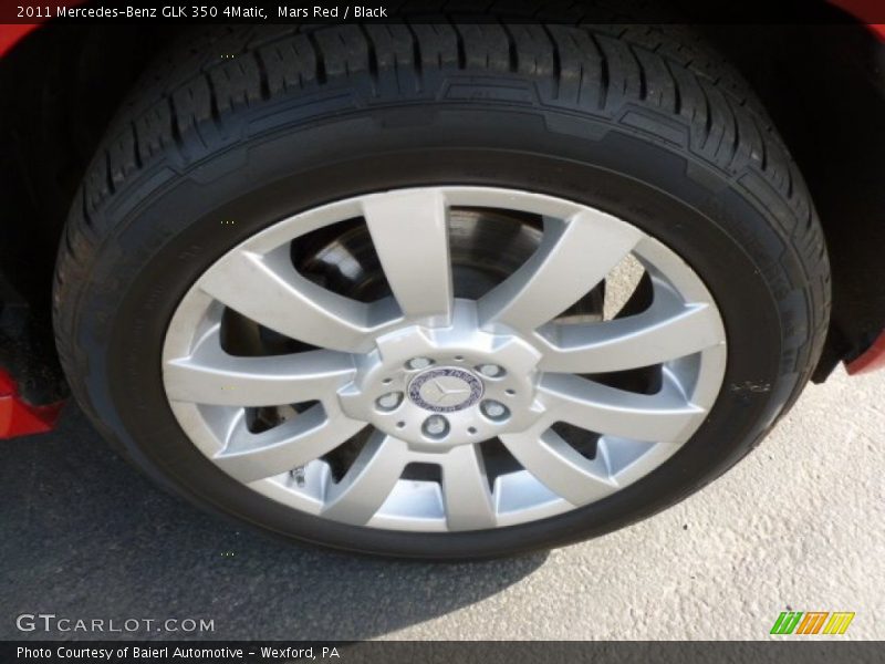 Mars Red / Black 2011 Mercedes-Benz GLK 350 4Matic