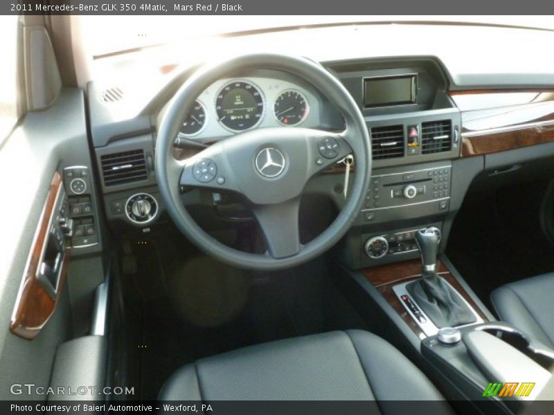 Mars Red / Black 2011 Mercedes-Benz GLK 350 4Matic
