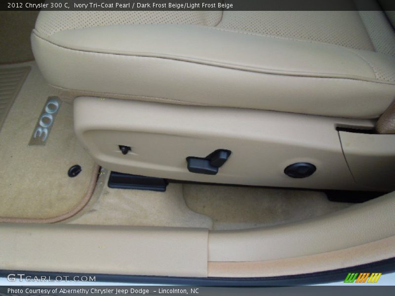 Ivory Tri-Coat Pearl / Dark Frost Beige/Light Frost Beige 2012 Chrysler 300 C