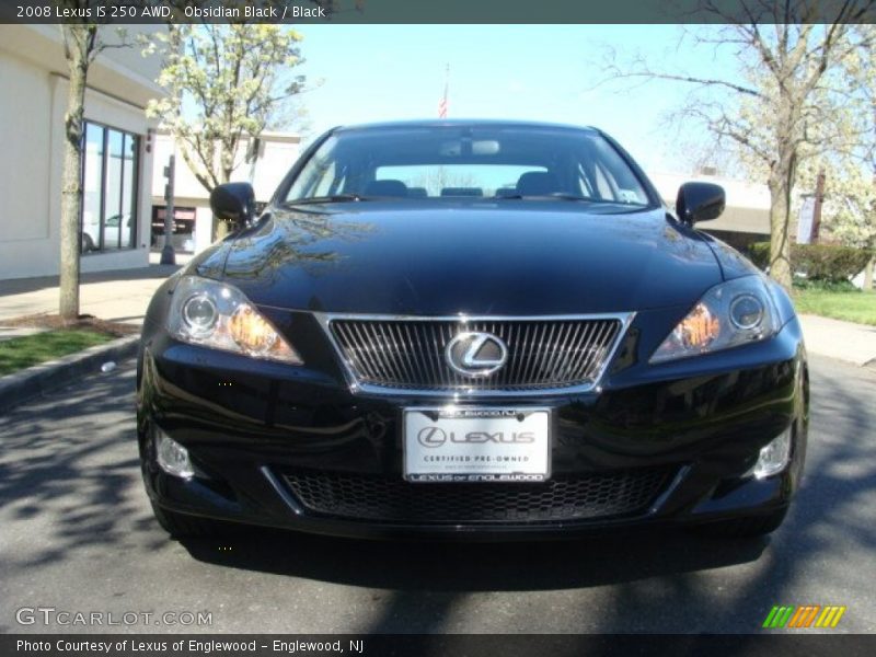 Obsidian Black / Black 2008 Lexus IS 250 AWD