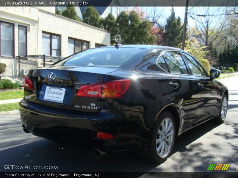 Obsidian Black / Black 2008 Lexus IS 250 AWD