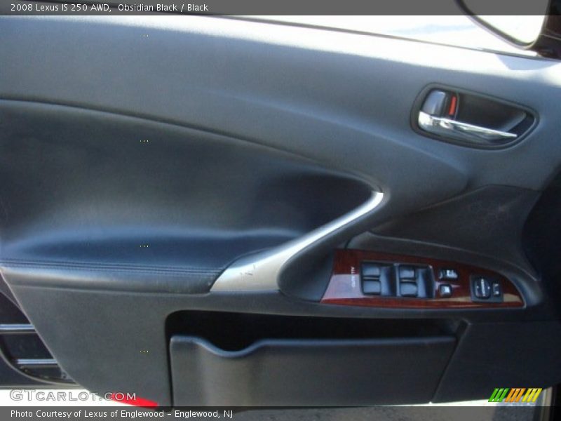 Obsidian Black / Black 2008 Lexus IS 250 AWD