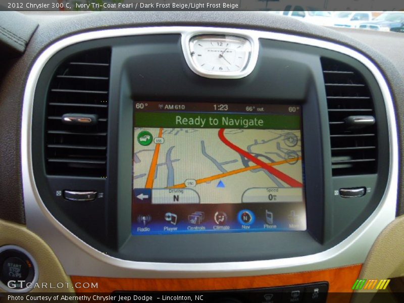 Navigation of 2012 300 C